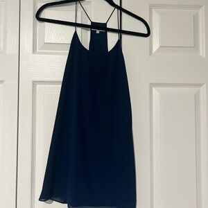 Small boutique Elegant Navy Blue Women's mini dress